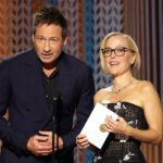 X Files' David Duchovny, Gillian Anderson Reunite at 2025 SAG Awards