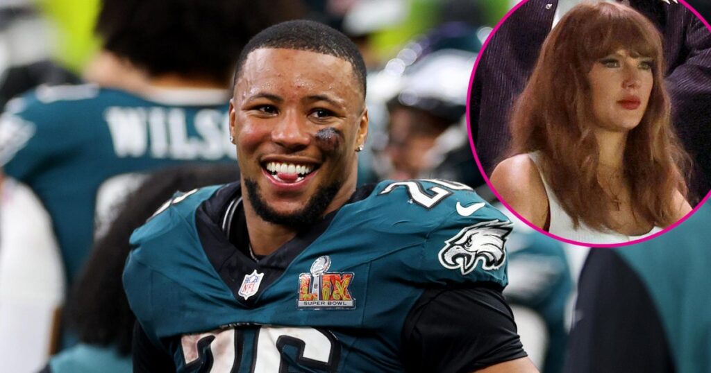 Eagles' Saquon Barkley Weighs in on Taylor Swift Being Booed