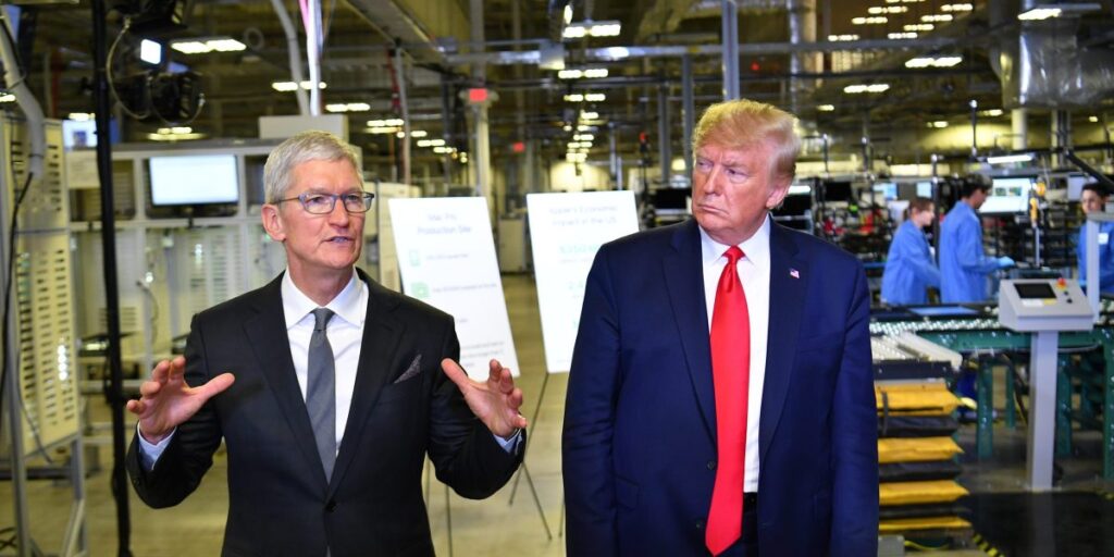 Trump takes a victory lap on Apple’s $500 billion U.S. investment, but one analyst calls it ‘completely unrealistic’