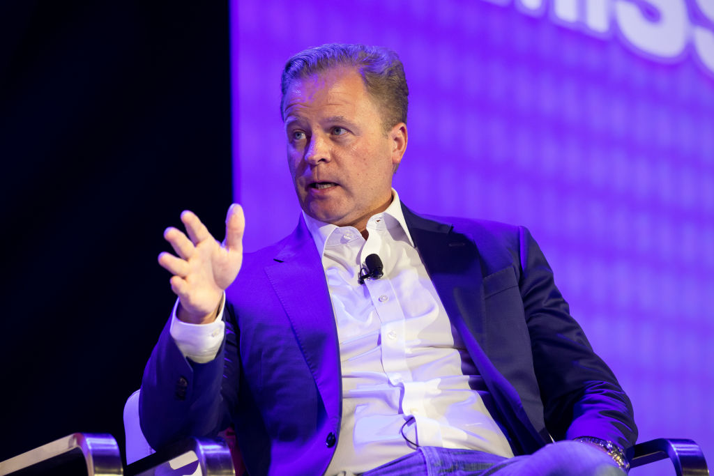 Brian Quintenz, head of policy at a16z Crypto, during the Permissionless II event in Austin, Texas, US, on Monday, Sept. 11, 2023. The conference connects DeFi builders, DAO participants, protocol developers, crypto companies, funds, and institutions at the world's largest DeFi event. Photographer: Thomas Allison/Bloomberg via Getty Images