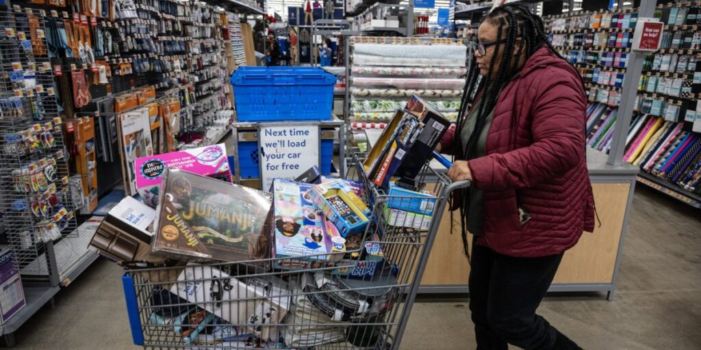 Walmart stock tumbles on lower 2025 guidance given 'uncertain times' in the economy: 'We don't want to get out over our skis here'