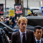 NEW YORK, NEW YORK - DECEMBER 9: Daniel Penny arrives at the Manhattan Criminal Courthouse on December 9, 2024 in New York City. Closing arguments have ended and the jury is deliberating the trial of Penny, 26, a former Marine, who is charged in the death of Jordan Neely by choking him during an altercation involving panhandling on a New York City subway car. (Photo by Alex Kent/Getty Images)