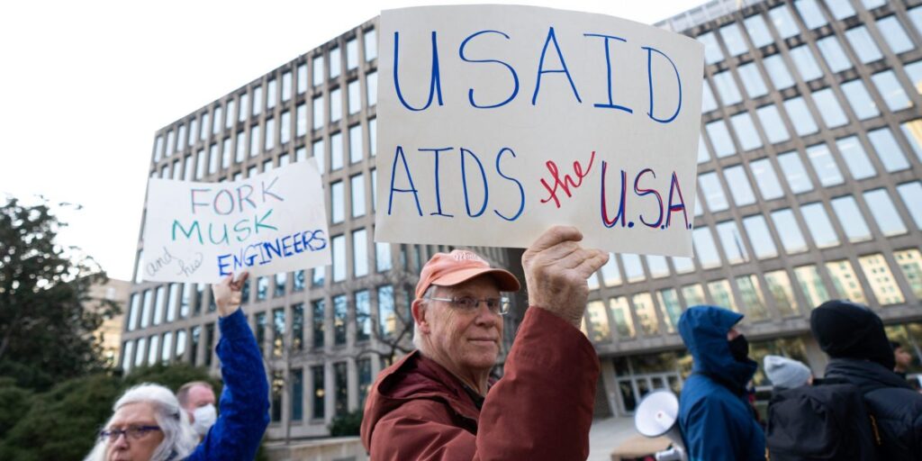 Hours before their shift, USAID staff received an email stating they were locked out of Washington HQ amid battle with Elon Musk’s DOGE