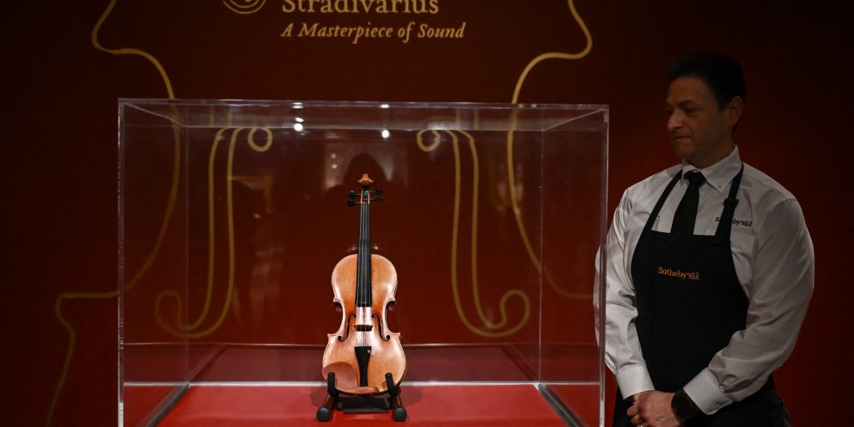 A violin made in 1714 could become most expensive musical instrument ever sold