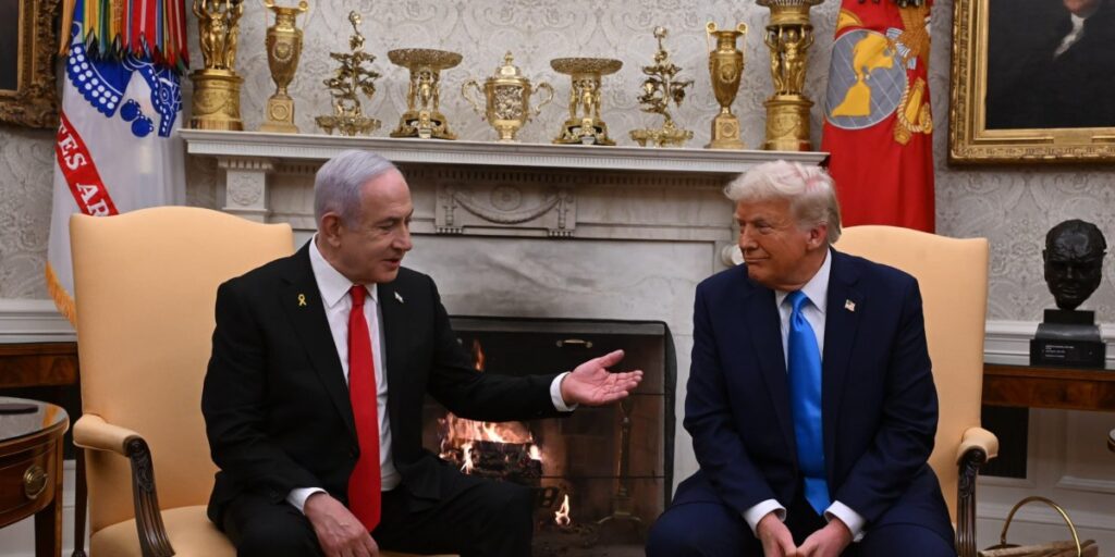 Trump once again likens Chuck Schumer to Palestinian people while doubling down on his Gaza takeover proposal