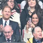 Prince Harry, Meghan Markle's Cute Jumbotron Moment at Invictus Games