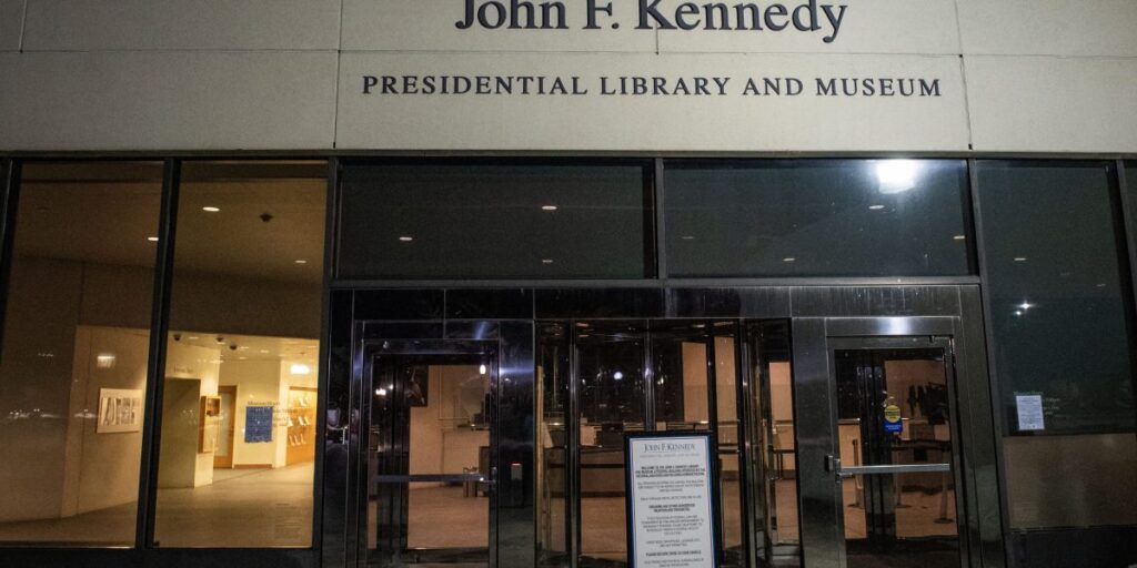 JFK Library shuts down due to Trump firings, then reopens