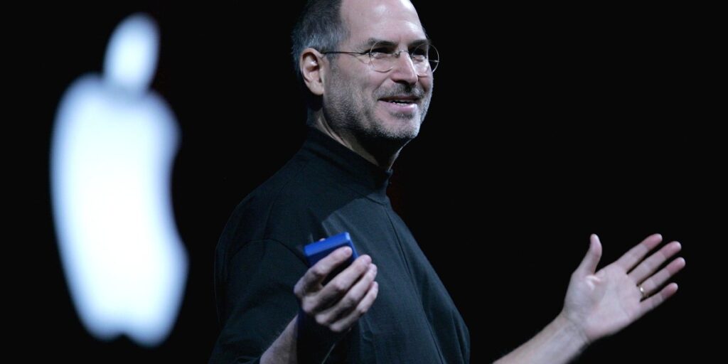 A Steve Jobs-signed business card is up for auction and the price has already hit $75,000