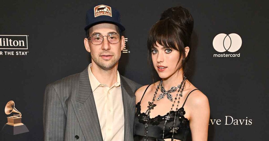 Jack Antonoff, Margaret Qualley Slay Couples Style at Pre-Grammys Gala