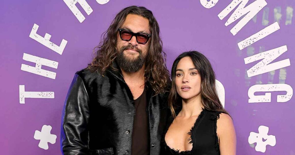 Jason Momoa and Adria Arjona Make Red Carpet Debut at SNL50 Concert