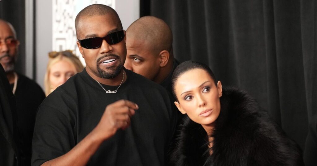 Kanye West and Bianca Censori Didn’t Have Seats Inside 2025 Grammys