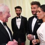 King Charles and Queen Camilla Dine With Stanley Tucci, Beckhams, More