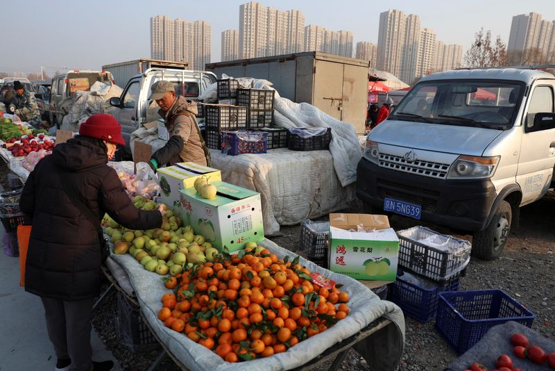 China's consumer inflation quickens in January, producer deflation persists