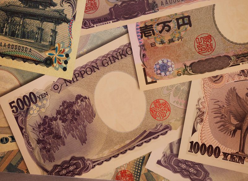 Yen gains; Aussie, kiwi steady before rate decisions