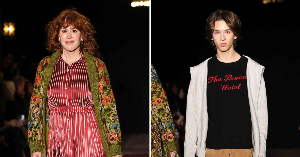 Molly Ringwald and Son Roman Walk Down the Runway Together at NYFW