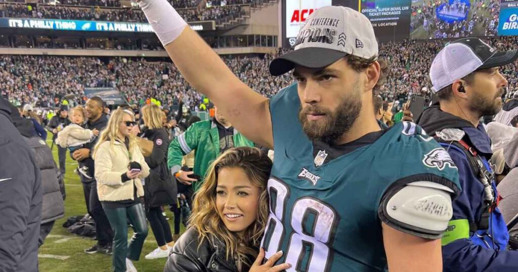 NFL Tight End Dallas Goedert and Aria Meyer's Relationship Timeline