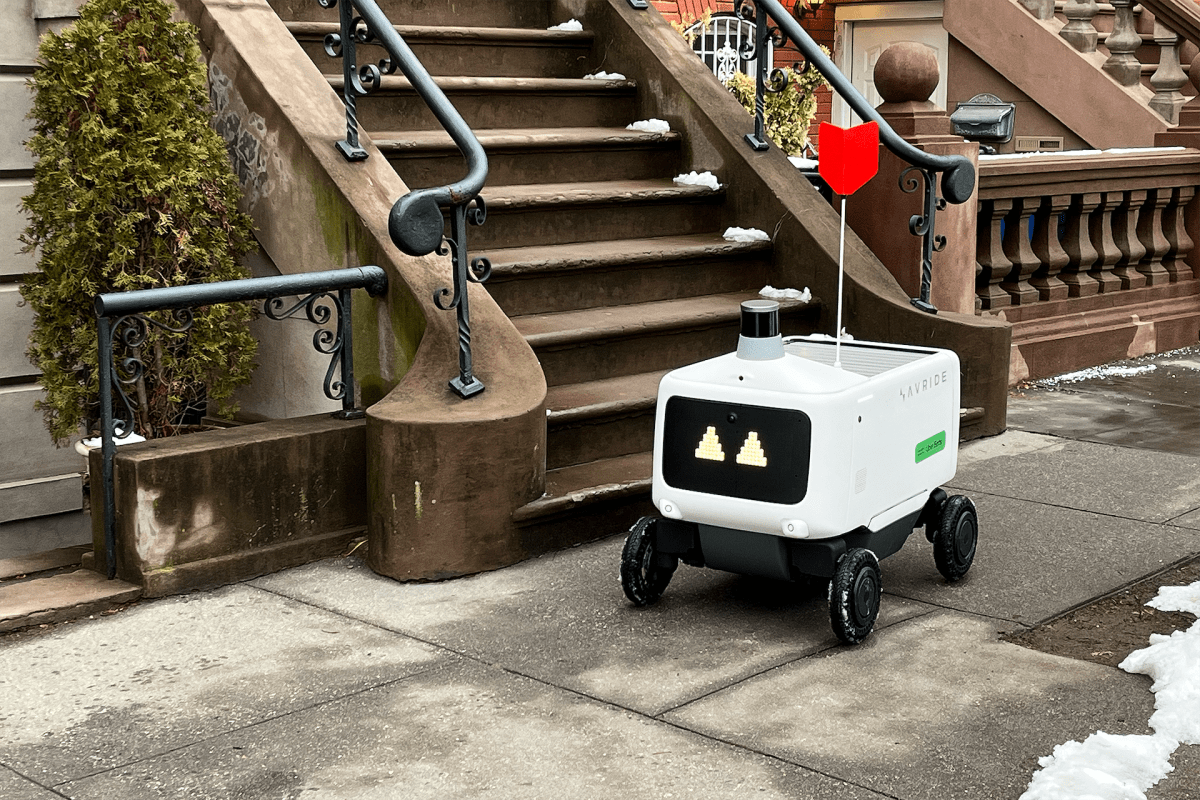 Avride launches sidewalk delivery bots on Uber Eats in Jersey City