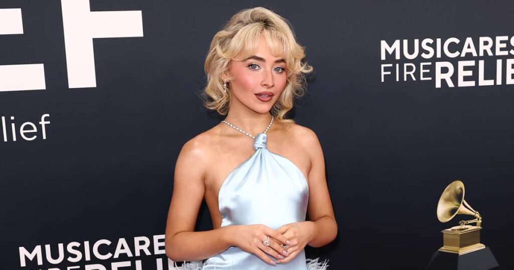 Sabrina Carpenter Has Cinderella Moment at the 2025 Grammys Red Carpet