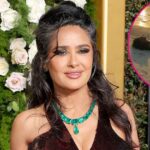 Salma Hayek Shows Off Her Curves in a Sexy Animal-Print Swimsuit