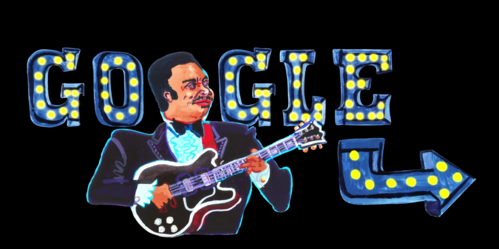 B.B. King: Google Doodle Honors King of Blues for 94th Birthday