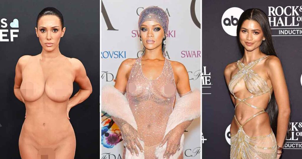 10 Times Celebs Pushed Boundaries in an Influential Naked Dress