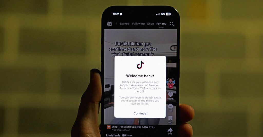 TikTok Is Back in US App Stores
