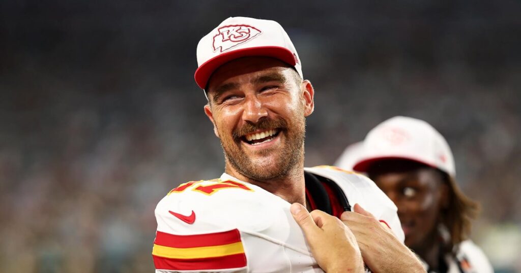 Travis Kelce Looked Like a Totally Different Person in His NFL Combine Photo