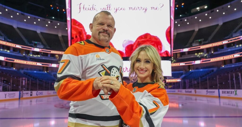 UFC's Chuck Liddell Engaged to Girlfriend After Hockey-Themed Proposal