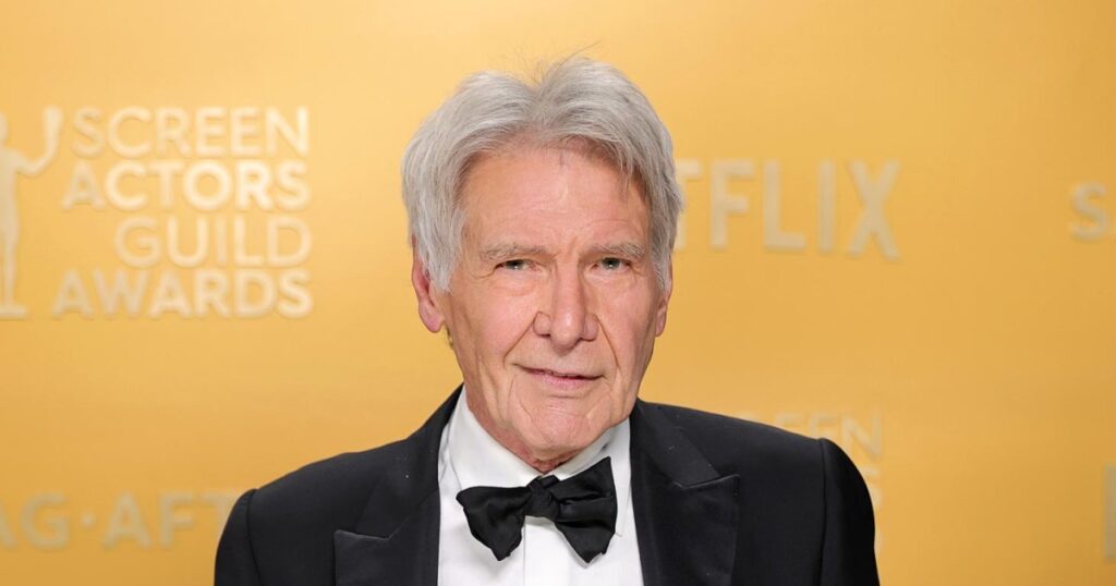 2025 SAG Awards: Harrison Ford Attends Without Calista Flockhart