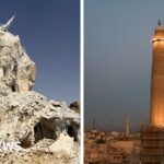 Mosul's historic al-Nuri mosque and al-Hadba minaret rise again