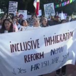 Protesters block traffic in downtown LA over Trump illegal immigration crackdown