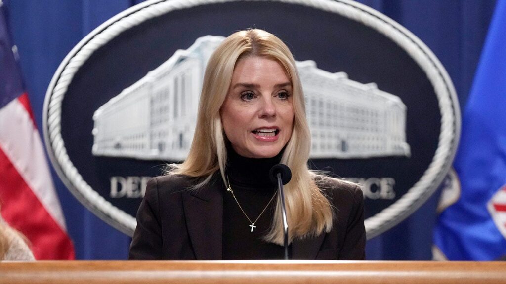 Attorney General Pam Bondi says Epstein client list is 'sitting on my desk'