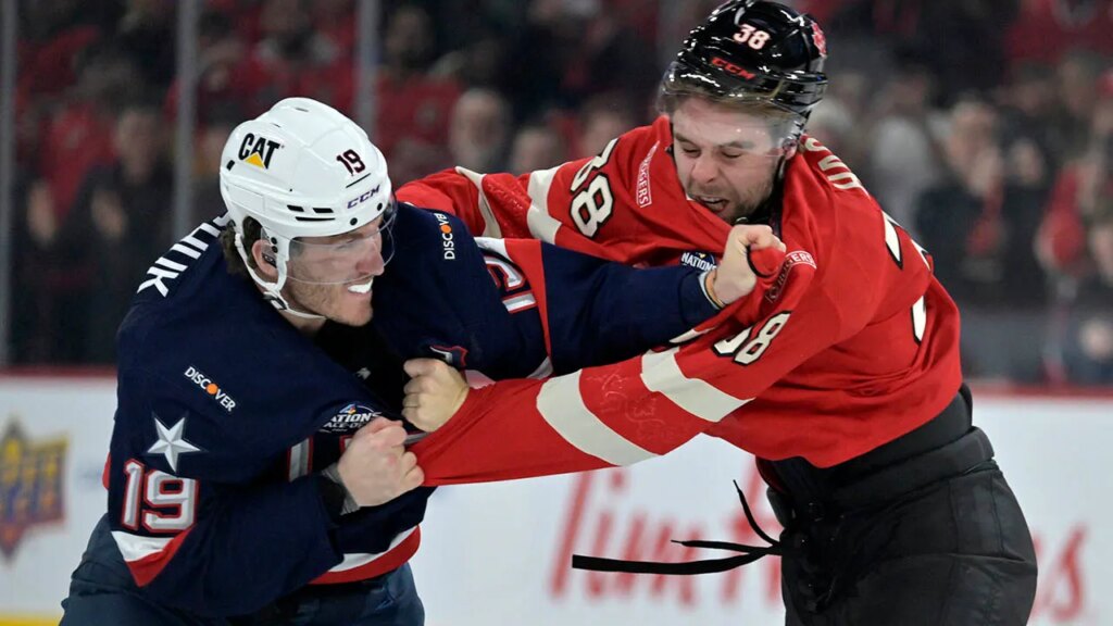 4 Nations Face-Off: Canada's Brandon Hagel fought USA star for pride of country