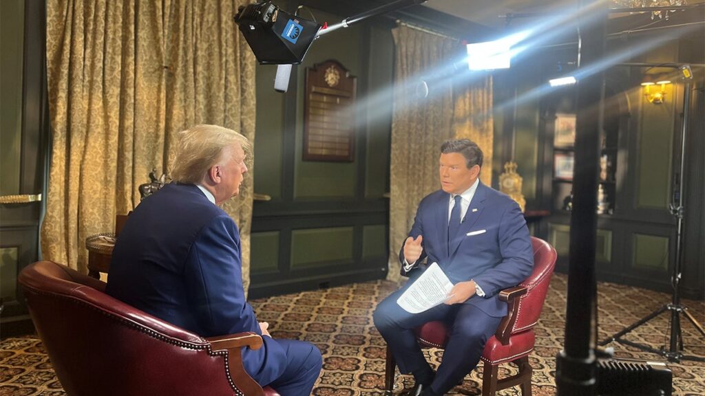 Fox News' Bret Baier will interview President Donald Trump during Super Bowl pre-game show