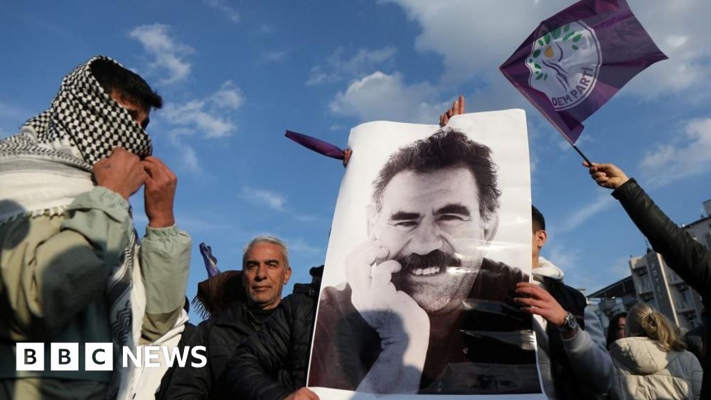 Jailed Kurdish PKK separatist leader Ocalan issues call to lay down arms