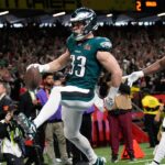 Eagles rookie, celebrating his 22nd birthday, records pick-6 in Super Bowl LIX for first NFL interception