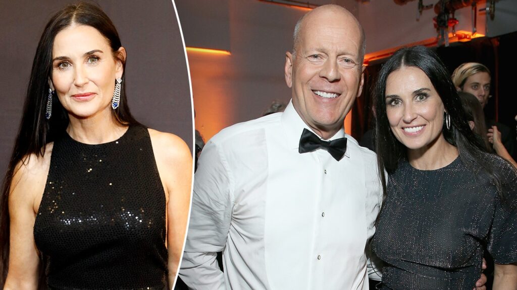 Demi Moore visits ex-husband Bruce Willis weekly as he battles dementia