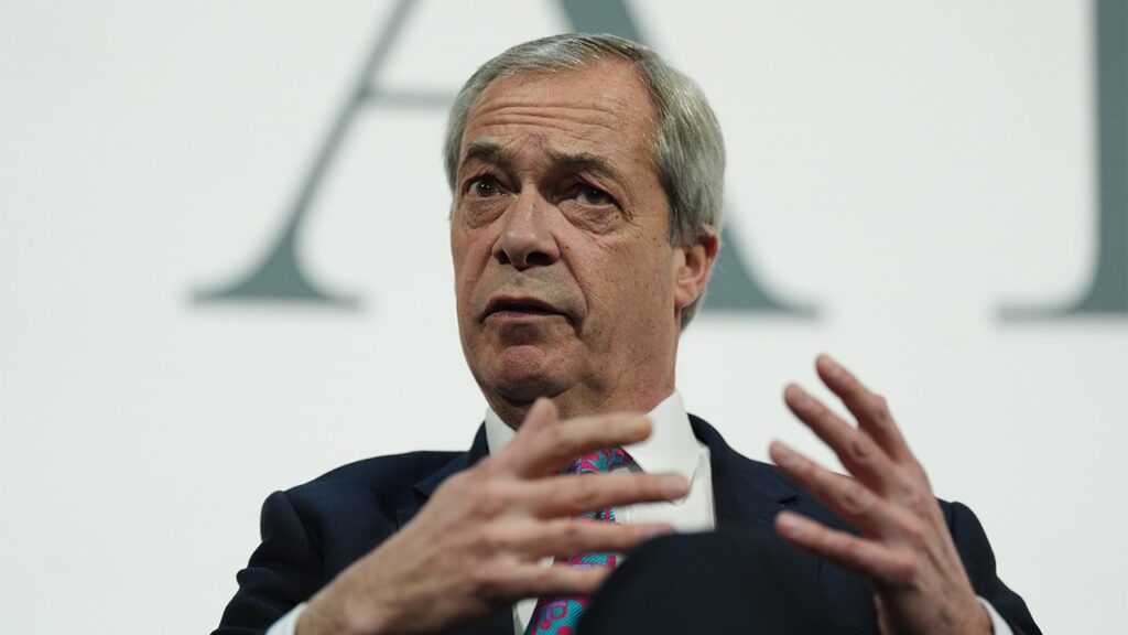 UK's Nigel Farage says 'political revolution' is coming to Europe