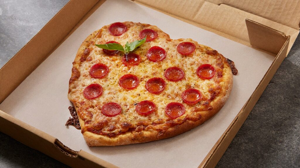 Here's where to get a heart-shaped pizza this year