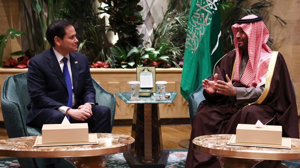 Rubio meets Saudi crown prince, foreign minister ahead of US-Russia talks