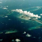 Diego Garcia, the largest island in the Chagos archipelago