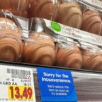 Eggs at a supermarket in Monterey Park, California on February 10 2025