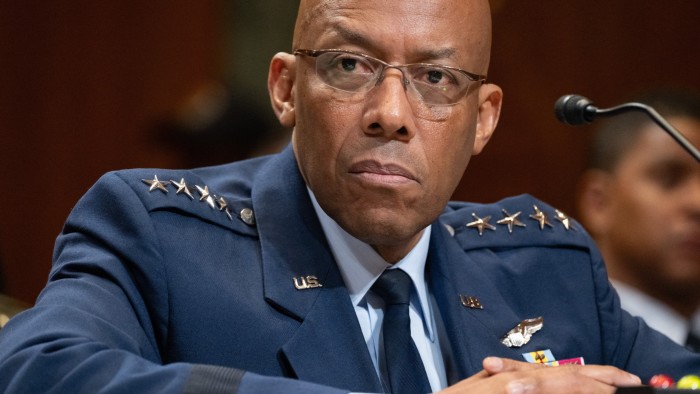 CQ Brown testifies at a budget hearing on Capitol Hill in Washington in May, 2024.