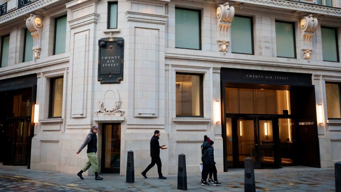 Outside view of Paul Weiss’s offices in Soho