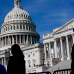 The US Capitol building in Washington