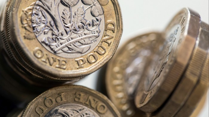 British one pound coins