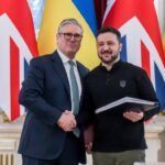 British Prime Minister Keir Starmer and Ukrainian President Volodymyr Zelenskyy