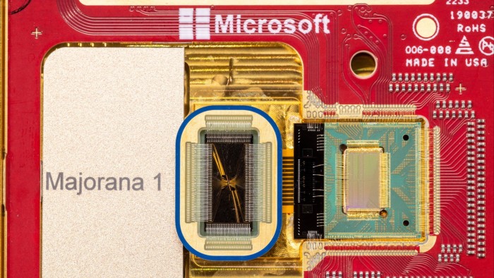 Majorana 1, the first quantum chip powered by a Topological Core based on a revolutionary new class of materials developed by Microsoft