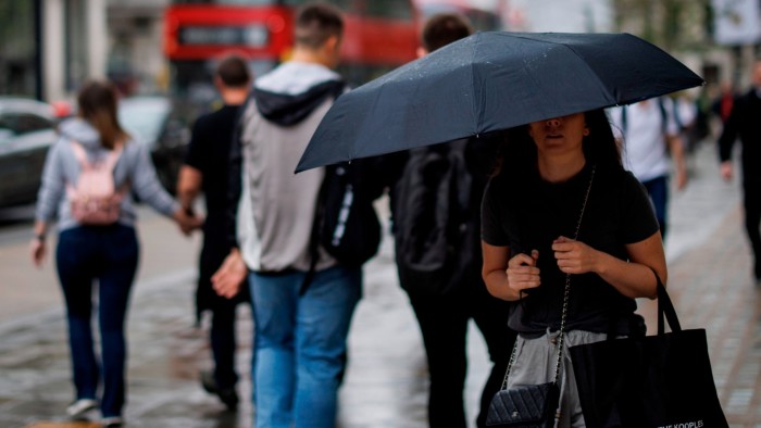 Shoppers in London’s Oxford Street