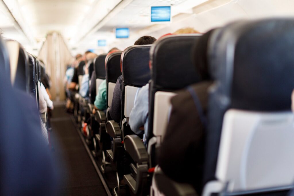 Awkward airplane seat located 'halfway in aisle' sparks reactions on social media